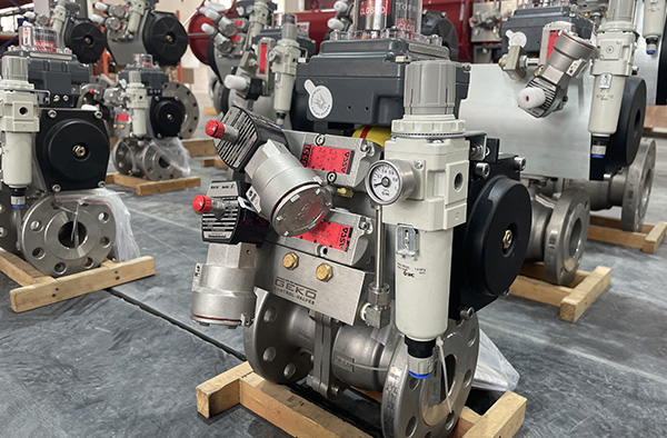 A Geko forneceu válvulas de esfera pneumáticas para o projeto de fibra de carbono da Guotai Dacheng.