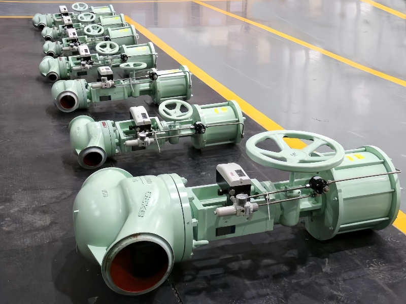 Válvula de controle de assento único, silenciosa e com equilíbrio de pressão inteligente, tipo pistão pneumático