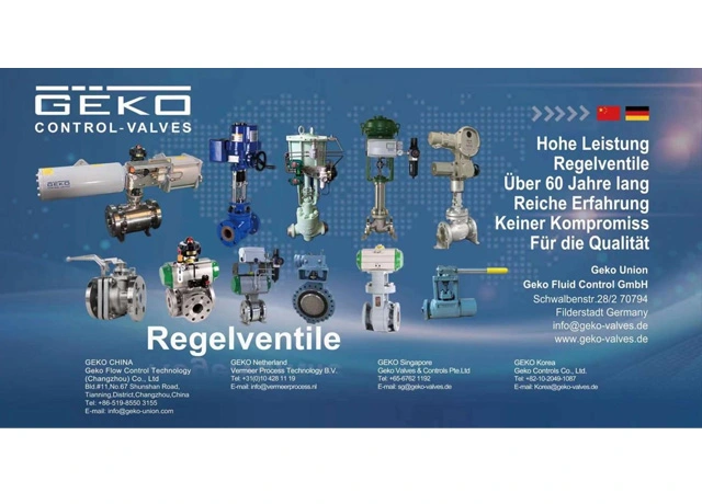 Aplicação de válvulas globo guiadas por gaiola de múltiplos estágios de alta pressão