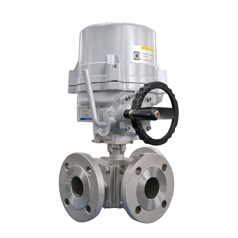 Electric 3 way ball valve