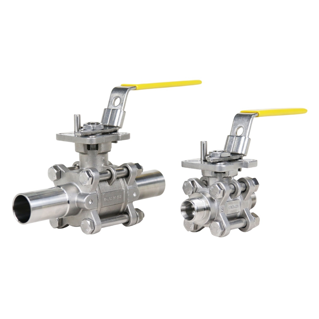 Butt Weld Ball Valve with ISO Pad